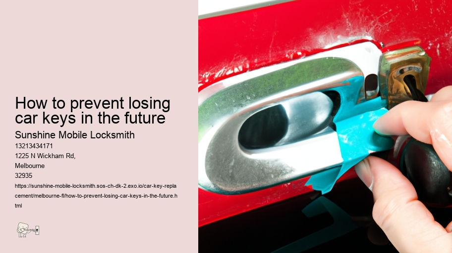 How to prevent losing car keys in the future